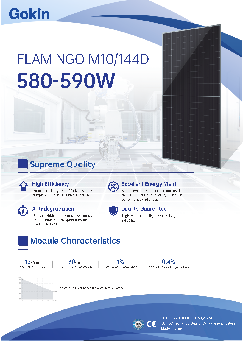 FLAMINGO M10-144D<br>580-590W