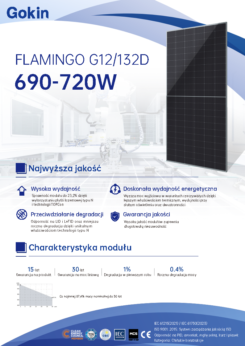 FLAMINGO  G12-132D <br>690-720W