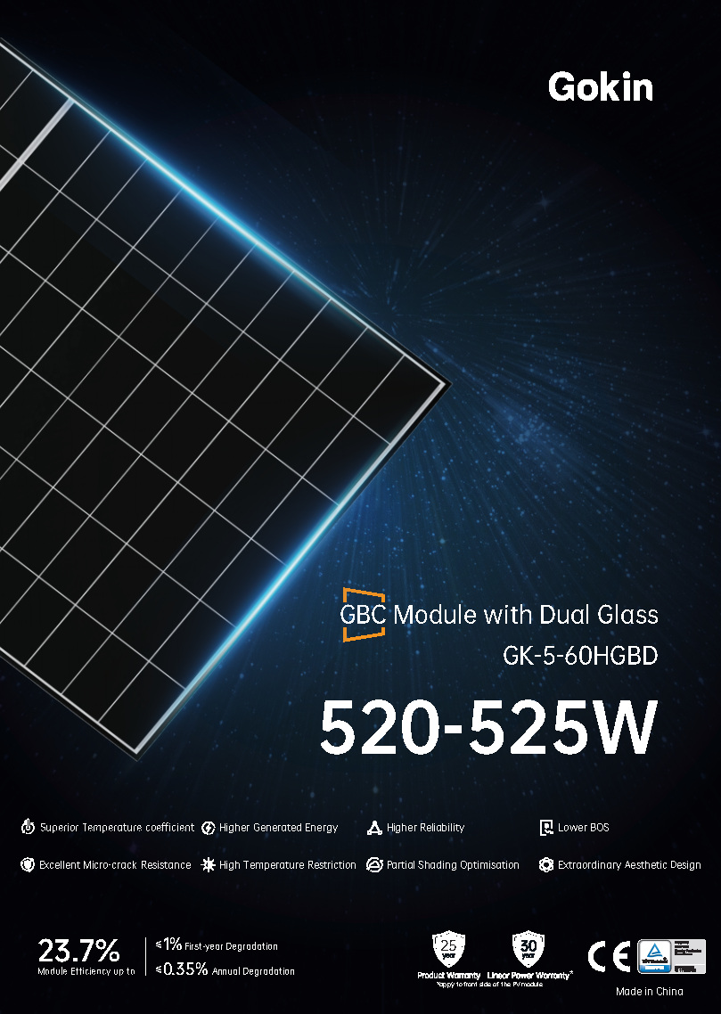 GK-5-60HGBD 520-525W